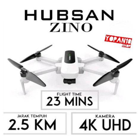 TERMURAH Hubsan H117S Zino GPS 5.8G 1KM FPV 4K UHD Camera 3-Axis Gimbal Wifi FPV Drone Dual GPS