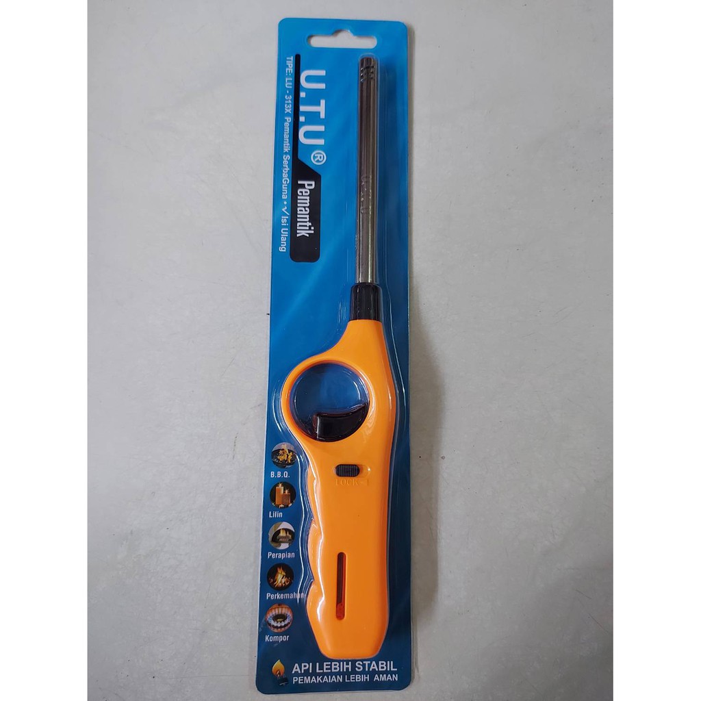 Pemantik Api Tembak/ Korek Api Gas/ Mancis Tembak Merek U.T.U Gas Lighter