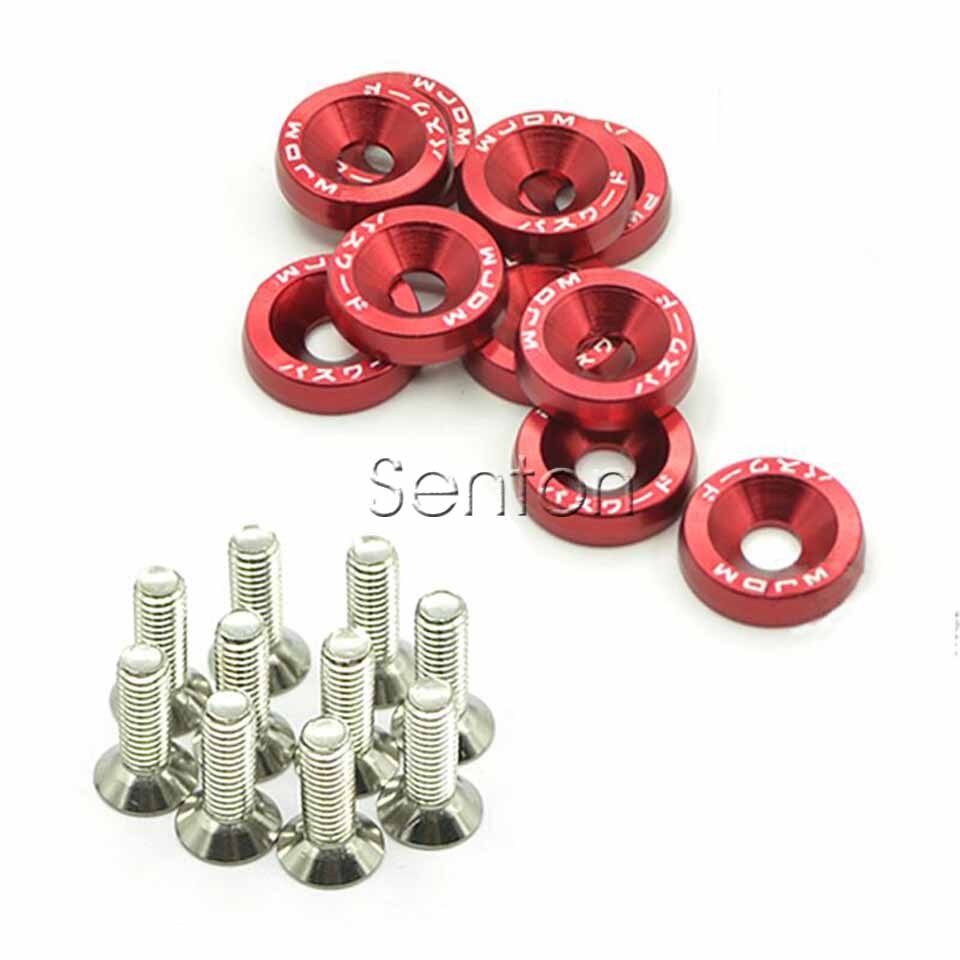 10 pcs Mobil Sekrup Bonnet Gasket Aksesoris Motor Mobil / 10pcs Car Screw Bonnet Gasket Car Motor Accessories