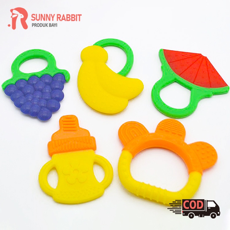 Mainan/Teether bayi/Gigitan bayi teether/Mainan gigitan bayi/Penumbuh gigi buah (B221)