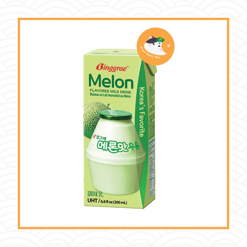 Jual Binggrae Melon Milk Susu Melon Korea Indonesia Shopee Indonesia