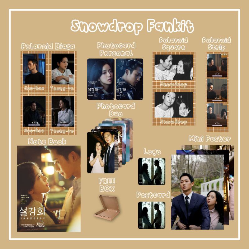K-DRAMA SNOWDROP MINI FANKIT / FANKIT SNOWDROP / PAKET HEMAT SNOWDROP / K-DRAMA KIT / FANKIT SNOWDRO