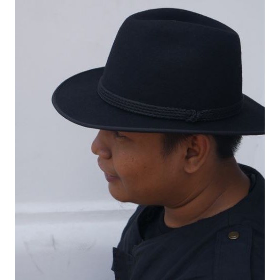 (BISA COD) topi laken fedora import brand moris / mayser