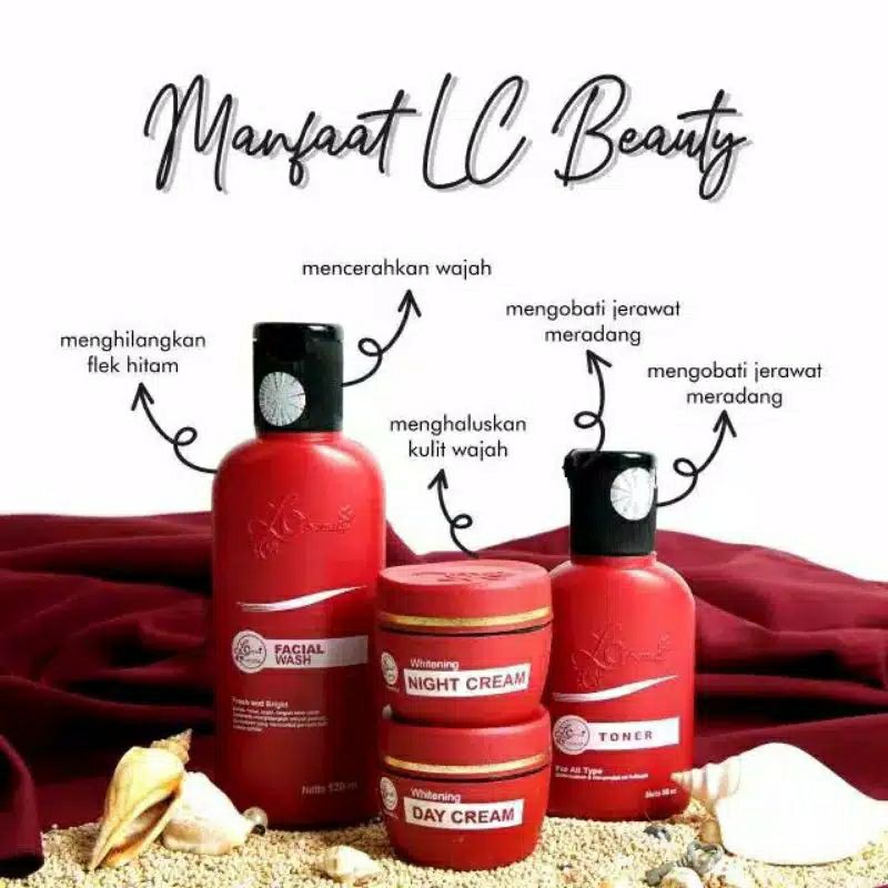 LC Beauty Original / KF Skin Original / Paket LC Beauty KF Skin / Paket Glowing LC Beauty