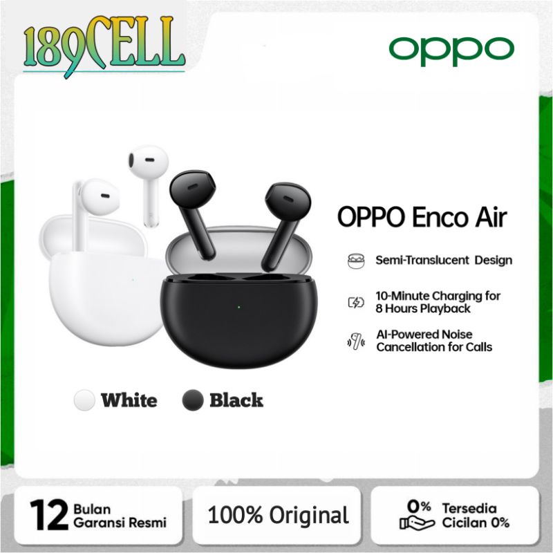 OPPO Enco Air TWS Earphone Original Garansi Resmi Oppo Indonesia