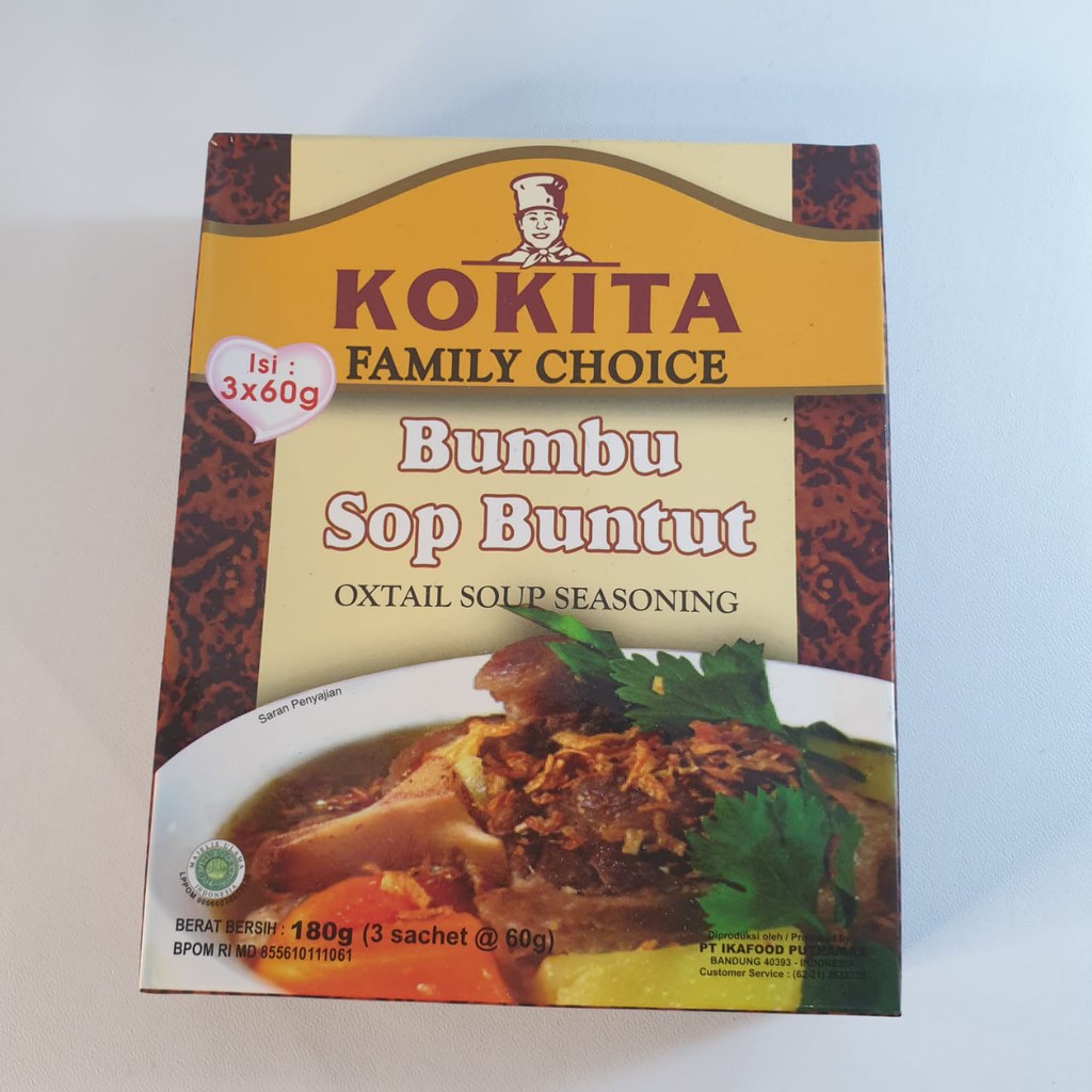 

Kokita Family Choice Bumbu Sop Buntut / Oxtail Soup Seasoning 180gr