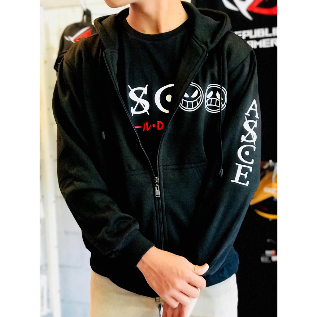 Jaket Asce Black One Piece