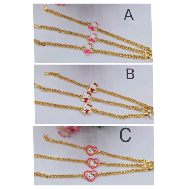 Msdr368. Gelang xuping anak anak lapis emas ukuran 15 cm