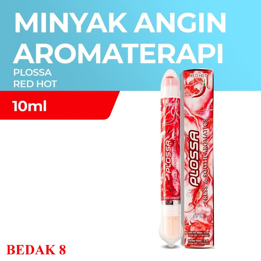 Plossa Minyak Angin Dus 10 ml/Plossa Press &amp; Sooth Aromatics 10 ml