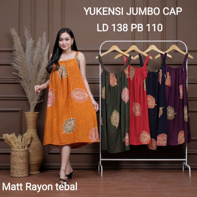 Daster Rayon Premium Motif Cap Baju Tidur Wanita Tanpa Lengan Homedress Kekinian Batik Pekalongan Terbaru
