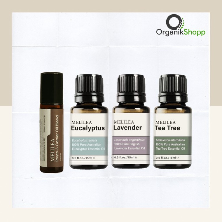 Jual PAKET Essential Oil 15ML - 100% PURE( Eucalyptus, Lavender, Tea ...