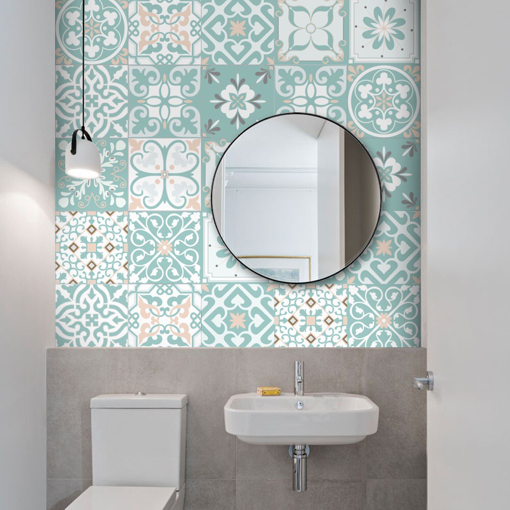 ST - Stiker Tegel / Sticker Lantai / Keramik Dinding Kamar Mandi No.6