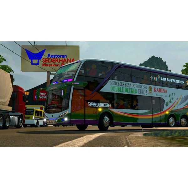 ETS2 1.35 Indonesia Map Java Road dan Kalimantan Game PC Laptop