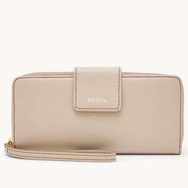 Dompet Fossil Madison Clutch Taupe