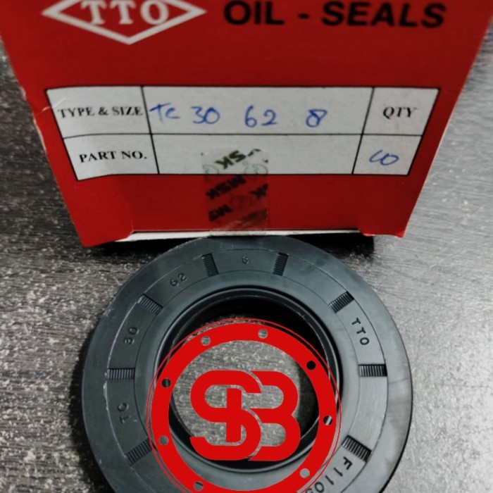 Oil Seal TC 30 62 8 / 30.00 62.00 8.00 / 30x62x8 TTO