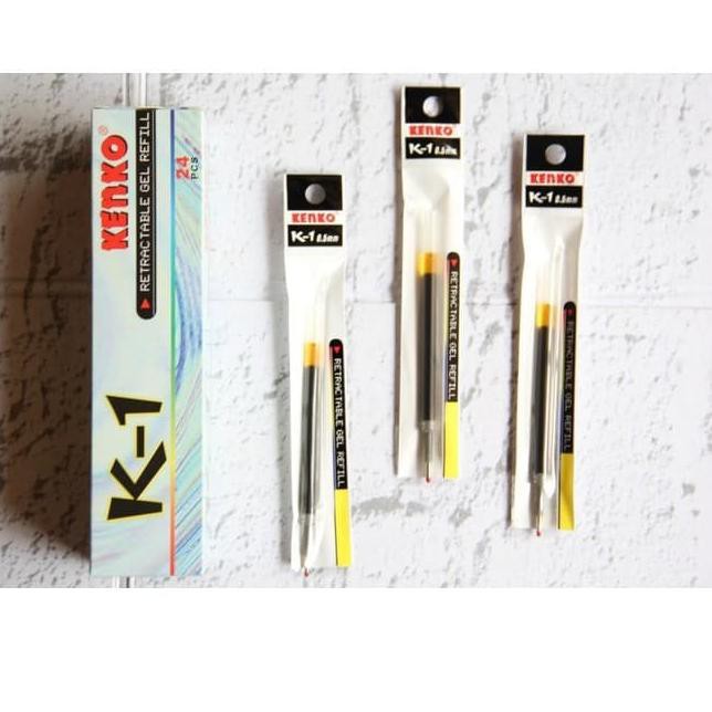 

Terlaris [ LUSIN ] Refill Isi Pulpen Ballpoint Gel 0,5 - Kenko K1 ! YS8