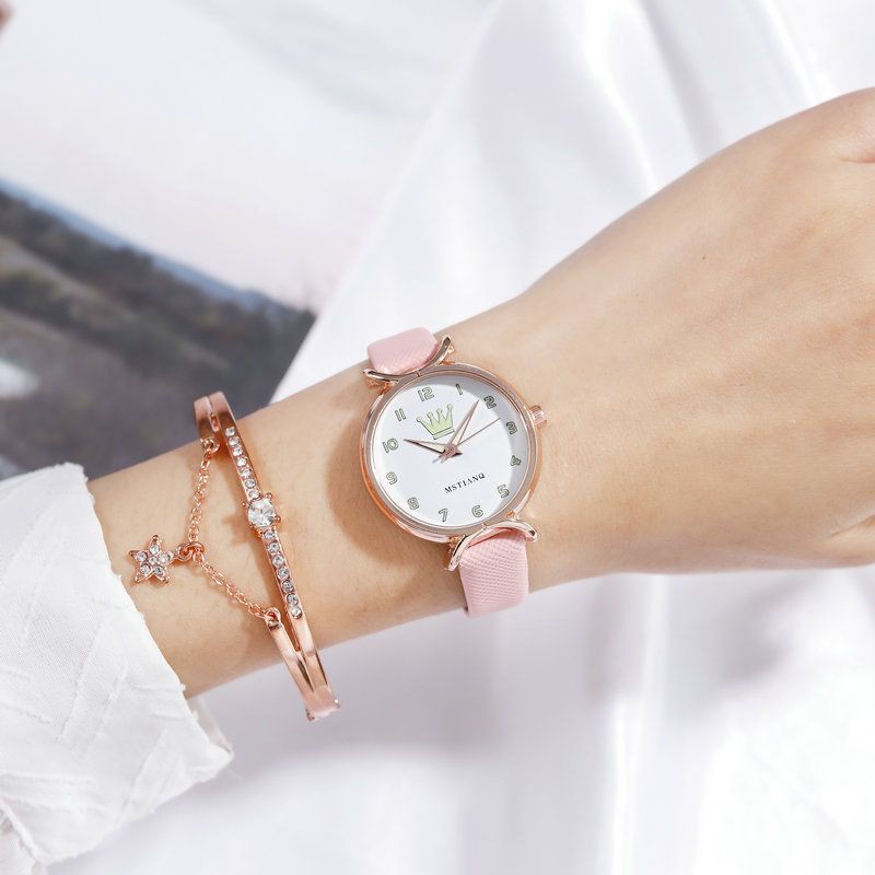 ✅Grosir Jam Senen - Jam Tangan CandyCat Motif Mahkota Untuk Wanita Analog Quartz Fashion Korean