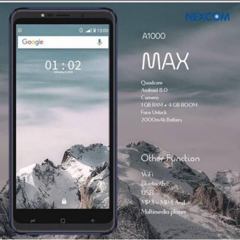 NEXCOM A1000 MAX 1/4GB 100% ORIGINAL GARANSI RESMI 1TAHUN