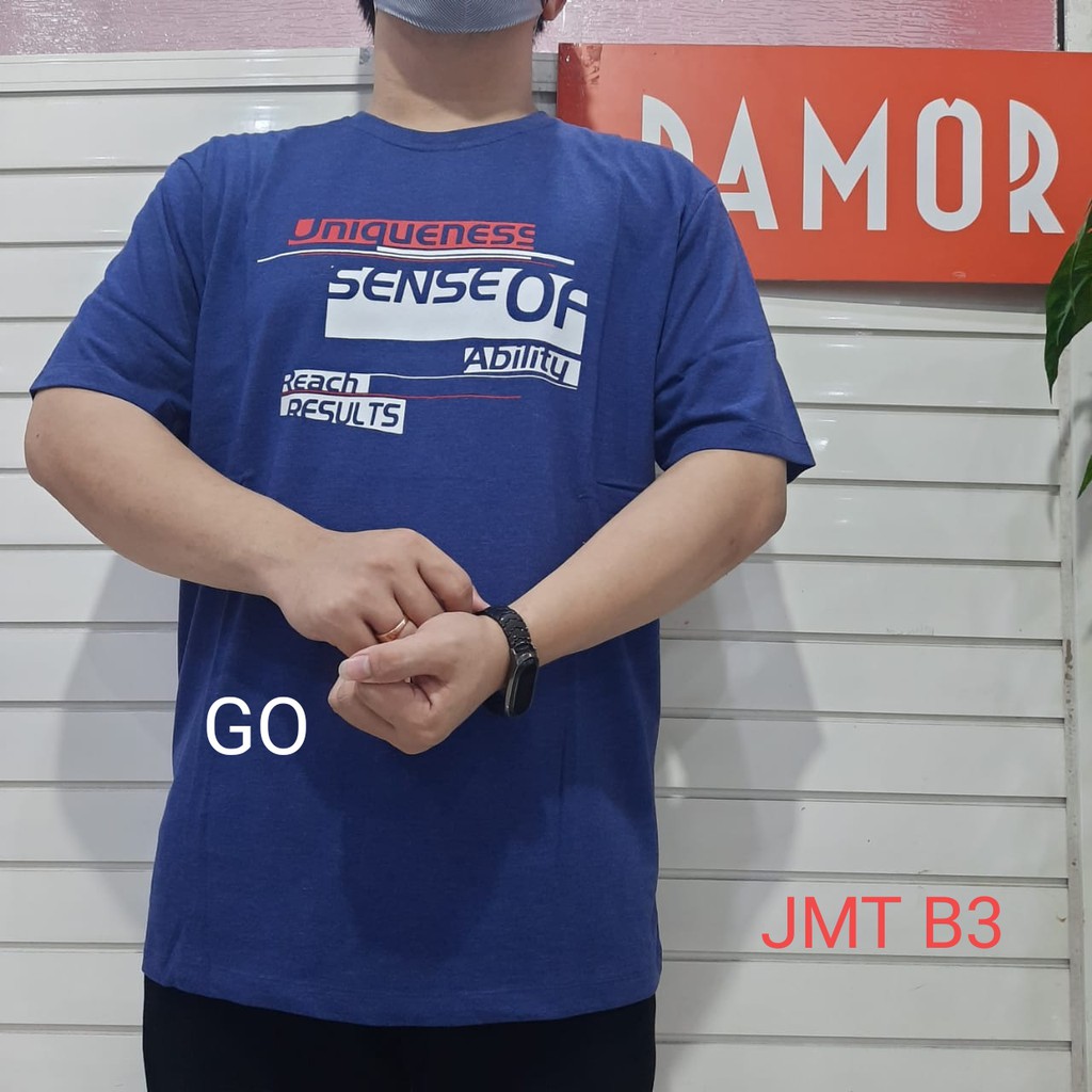 gof B1 DAMOR (CRESSIDA) 2XL Jumbo Extra Size Big Size Misty Kaos Oblong Baju Distro Kaos Dakwah Pria