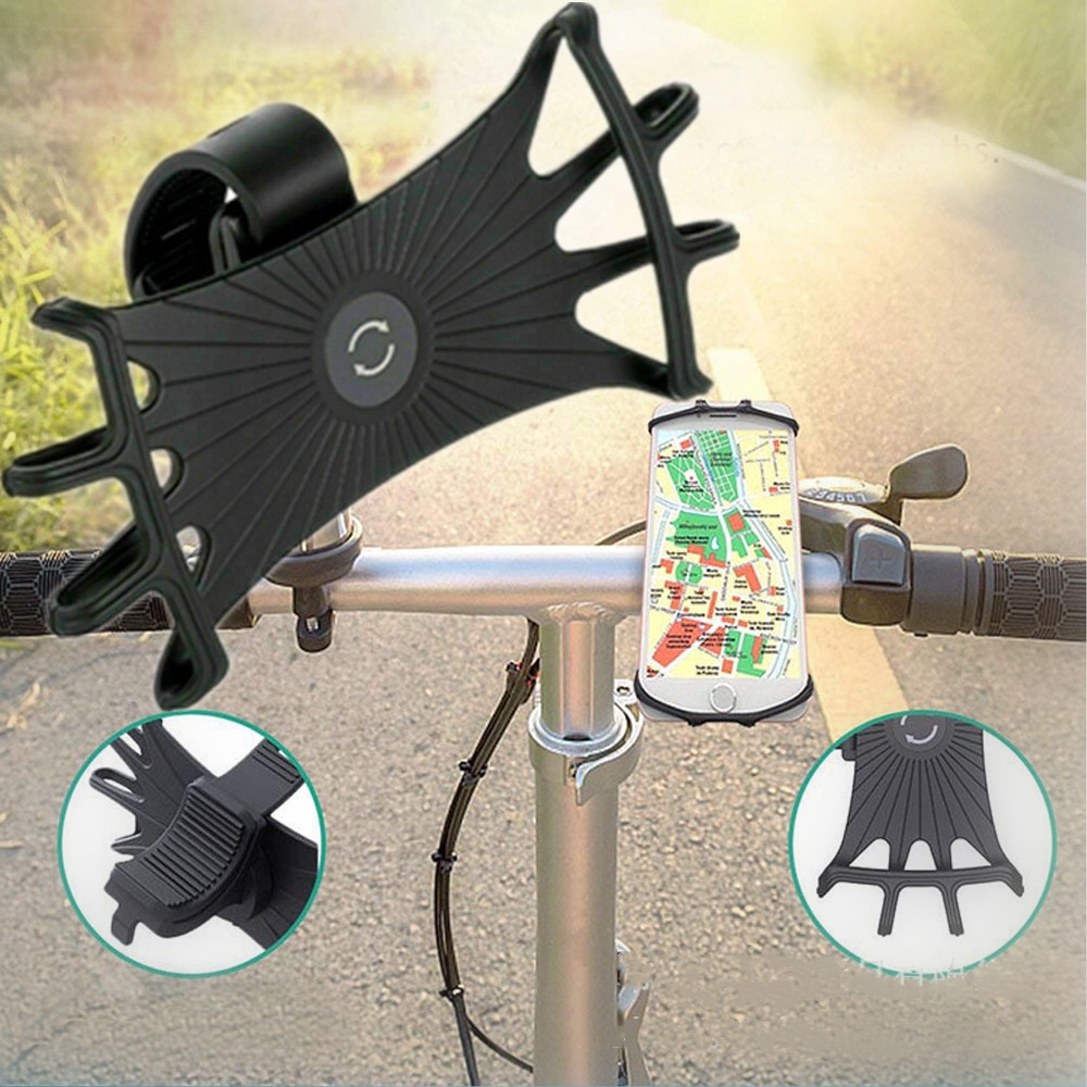 【P&amp;T】Bike Phone Holder Universal Cycling Handlebar Bicycle Mount 360 Degree Rotating  for GPS Phone