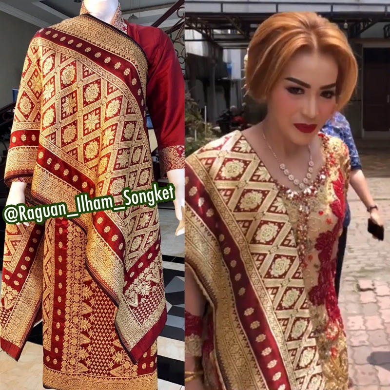 Jual SPESIAL Songket Tenun Lepus 1 Benang ORI / Songket Palembang Asli ...