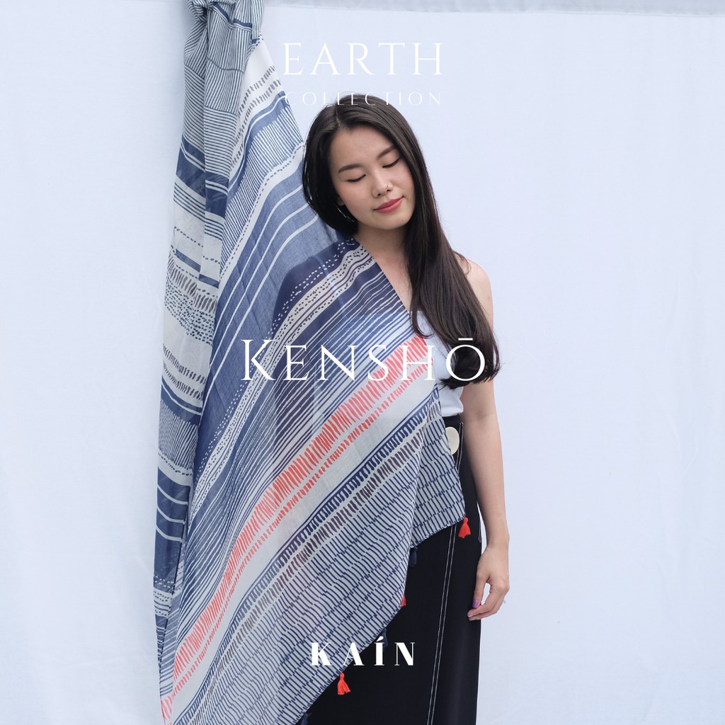 Kenshō Shawl – Earth Collection