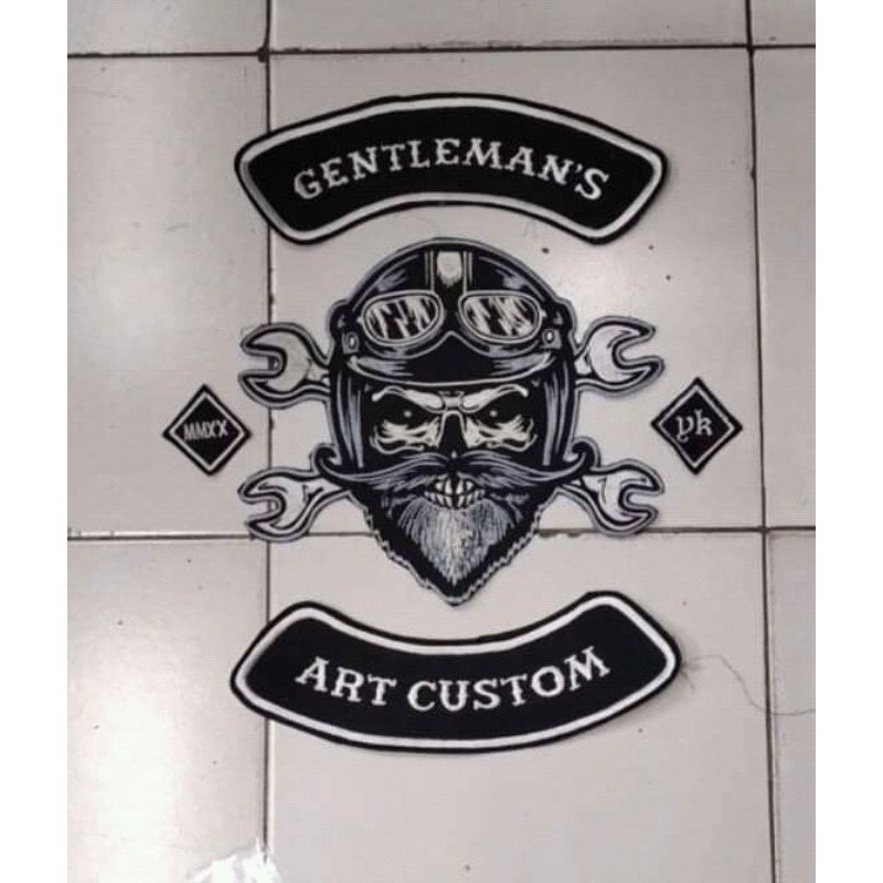 BORDIR CUSTOM DENGAN DESAIN SENDIRI UTK DI BELAKANG JAKET