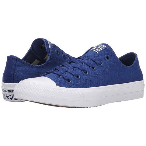 SEPATU CONVERSE CT UNDEFEATED LOW BLUE WHITE - ORIGINAL PREMIUM - Biru Putih Chuck Taylor All Star