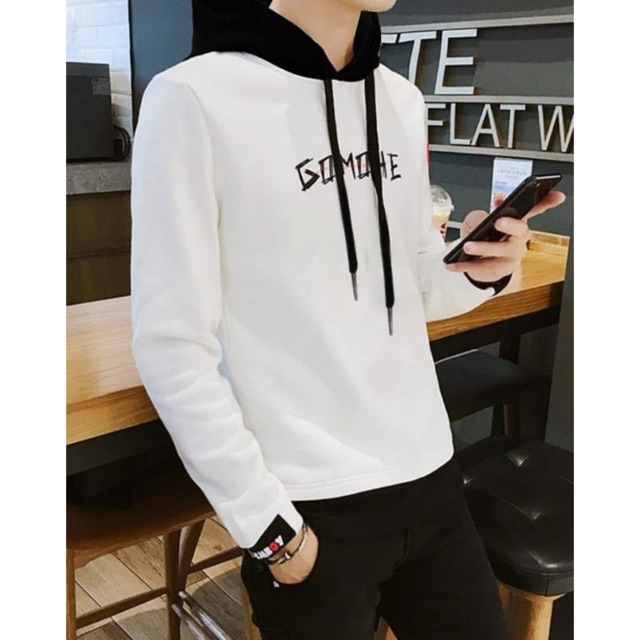 Sweater Hoodie Gomohe Pria Sweter Cowok Fashion Premium Kekinian