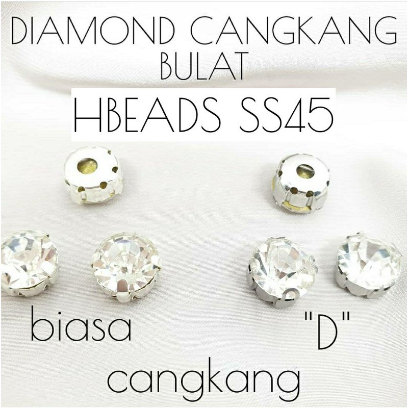 CB919 | 1 gross SS45 Diamond Cangkang jahit