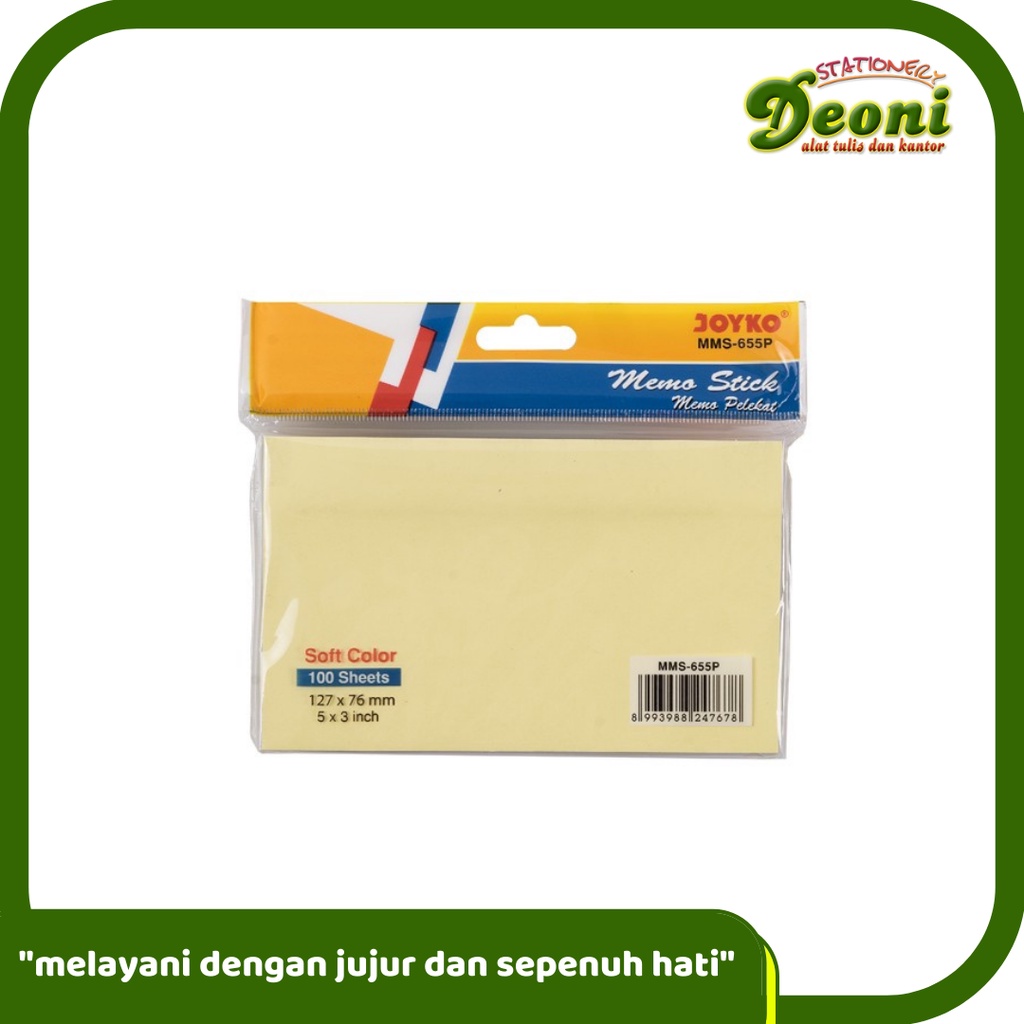 

JOYKO MMS-655P Memo Stick Sticky Note Kertas Memo Tempel