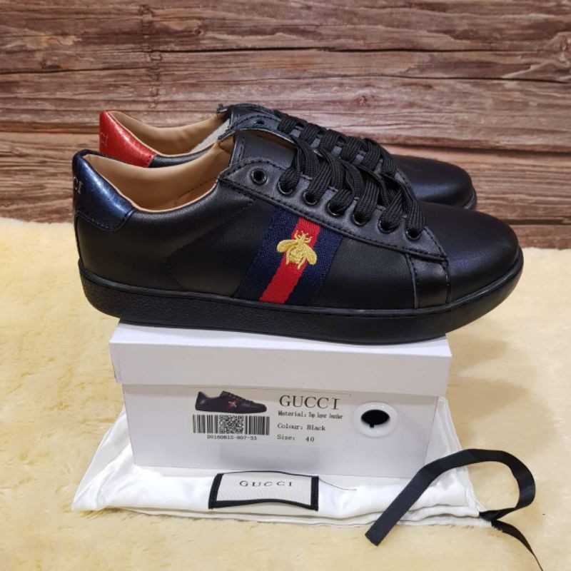 gucci ace bee black