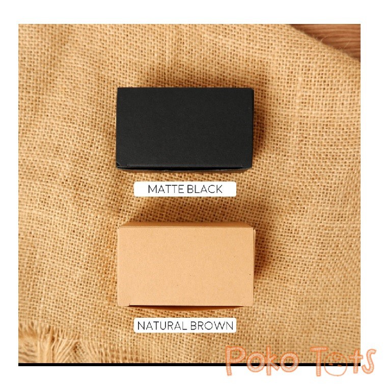 PMM Blank Kraft Paper Brown Card Set Kertas Ucapan Coklat 8.5x5cm