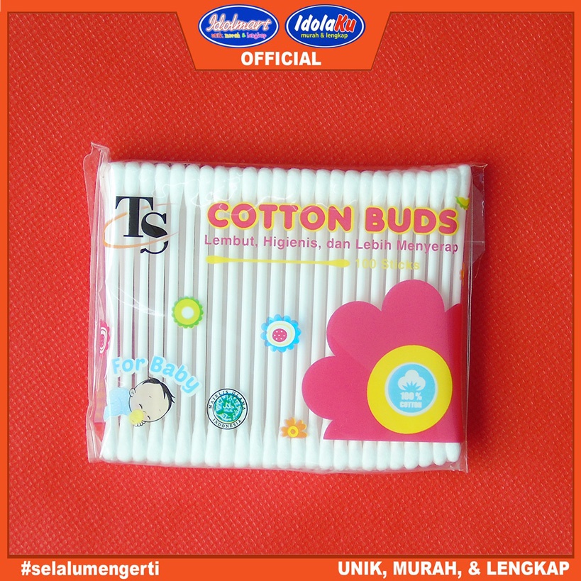 IDOLAKU Ts Cotton Bud Baby Refill isi 100pcs IDOLAKU SEMARANG