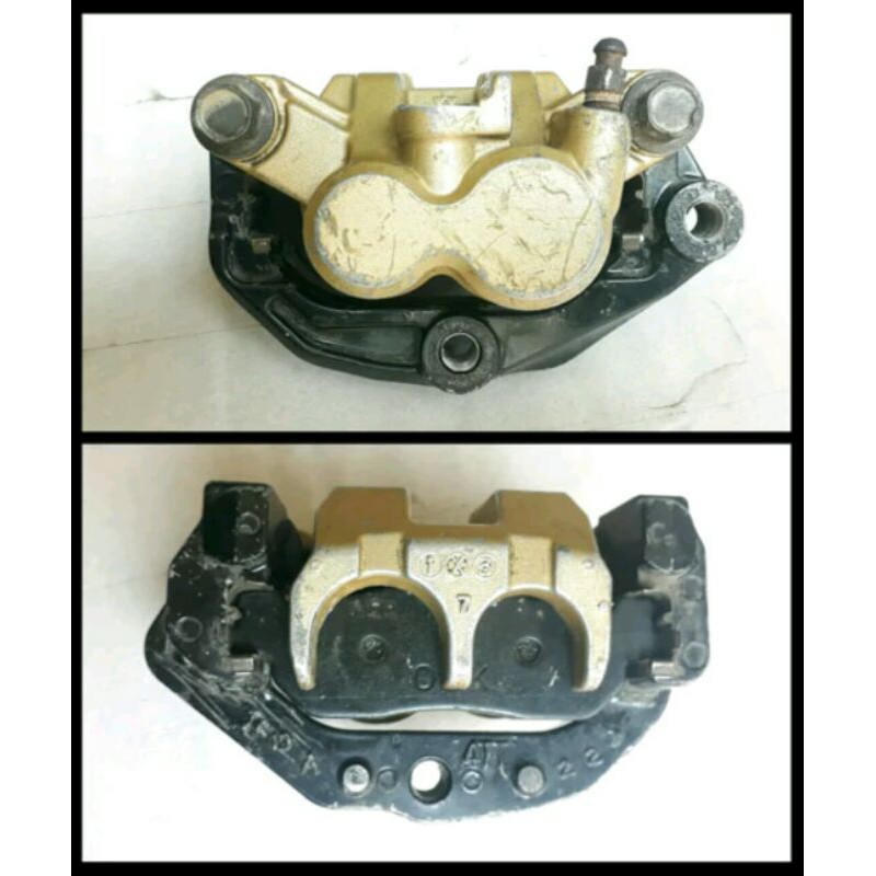 Kaliper Rem Depan Bawah Yamaha Jupiter Z Burhan Lama Nouvo Z Asli ORI Original Ygp Copotan Motor