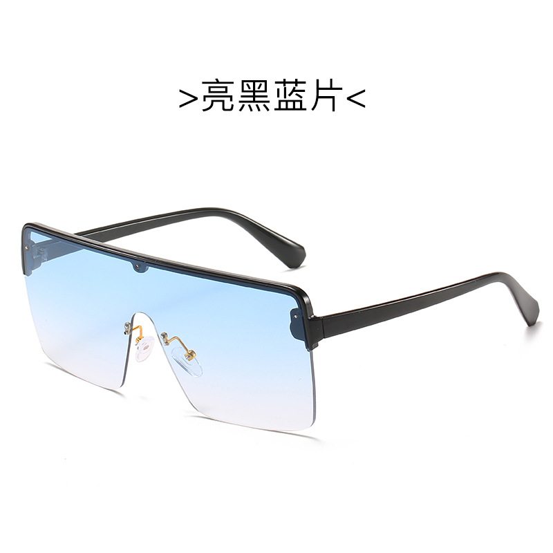 【YUZHU】COD New Fashionable Oversized Frame One-piece Frame Kacamata Warna Transparan