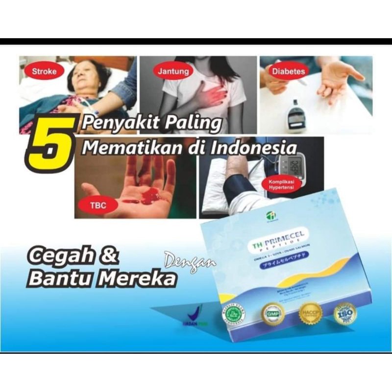 

PRIMECEL (Minuman kesehatan oligopeptida ikan salmon)