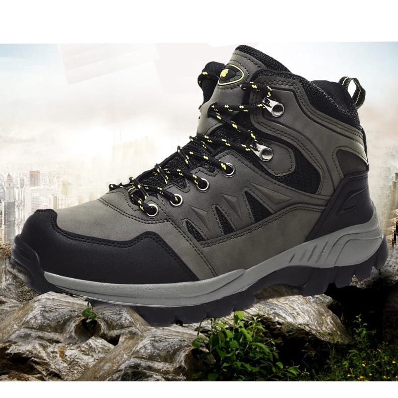 Sepatu Boors Gunung Semi Kulit Terbaru Terlaris Sepatu Boot Import GS25