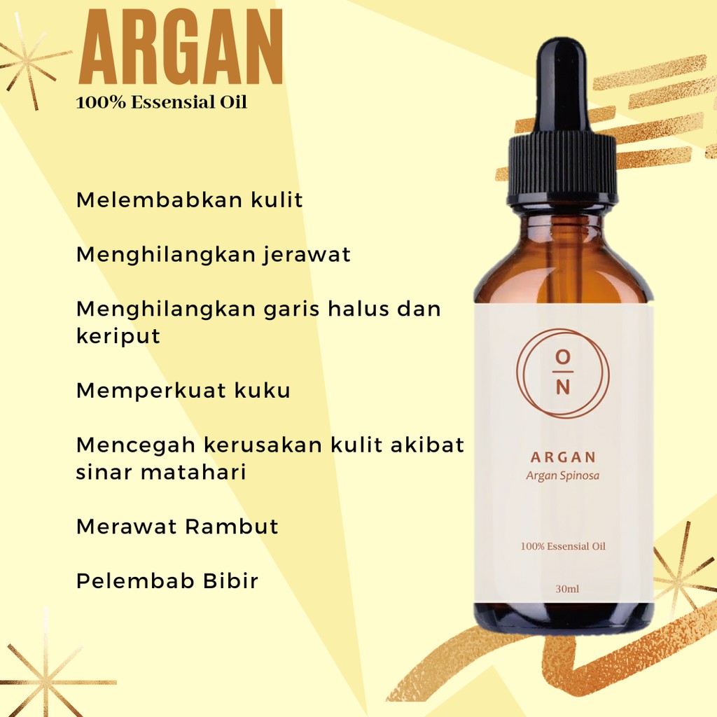 Argan Oil Morocco Minyak Argan Asli Treatment Perawatan Rambut Rontok Hair Serum 100% Alami Original