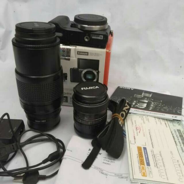 Sony a5000 lensa fix+tele