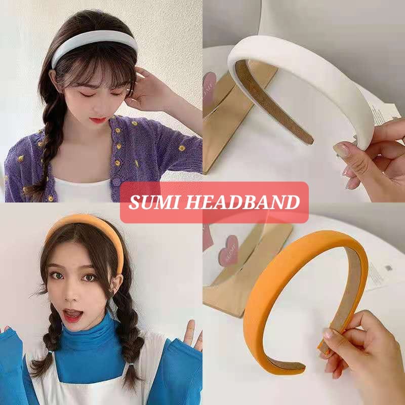 SUMI HEADBAND BANDO ALA JEPANG KOREA IMPOR AKSESORIS FASHION RAMBUT KAWAII