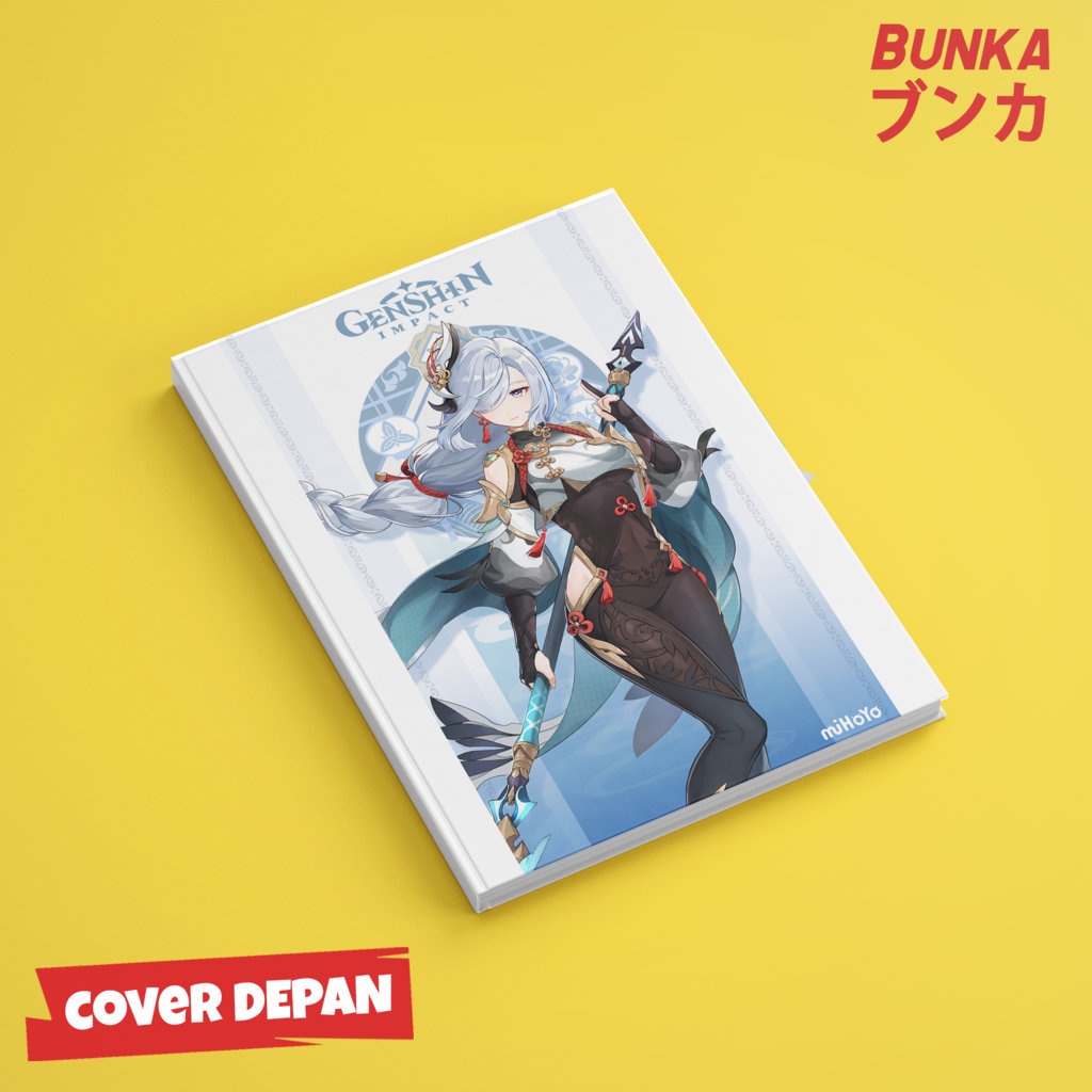 

Notebook Anime Genshin Shenhe Hardcover A5 Buku Tulis Catatan Notes Agenda Planner Jurnal