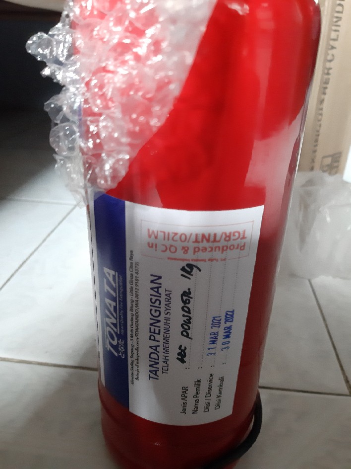 Apar 1kg Bubuk Abc Powder Tonata / Set Komplit