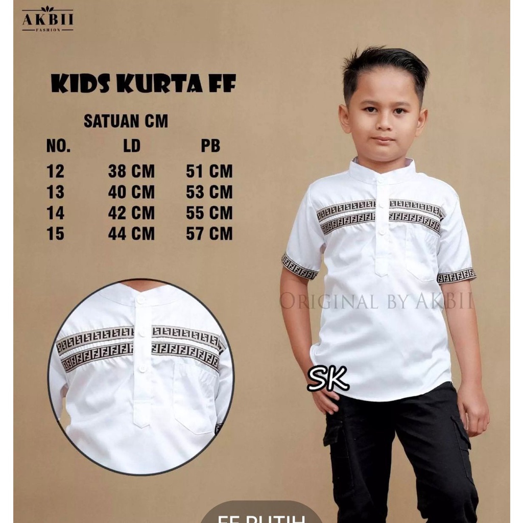 Kemeja Kokoh Anak Alfian / Baju Muslim Anak Laki-Laki / Baju Lebaran Anak dan Remaja