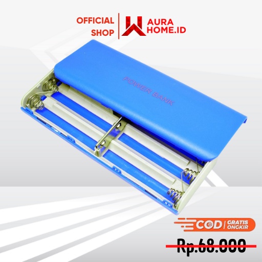 Case Power Bank untuk 5 PCS 18650 / Case Casing Powerbank Powerbeng Powebenk Pengisi Daya Hp Android