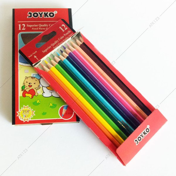

Spesial Pensil Warna Joyko 12 Superior Quality Color Pencils CP-12PB Murah