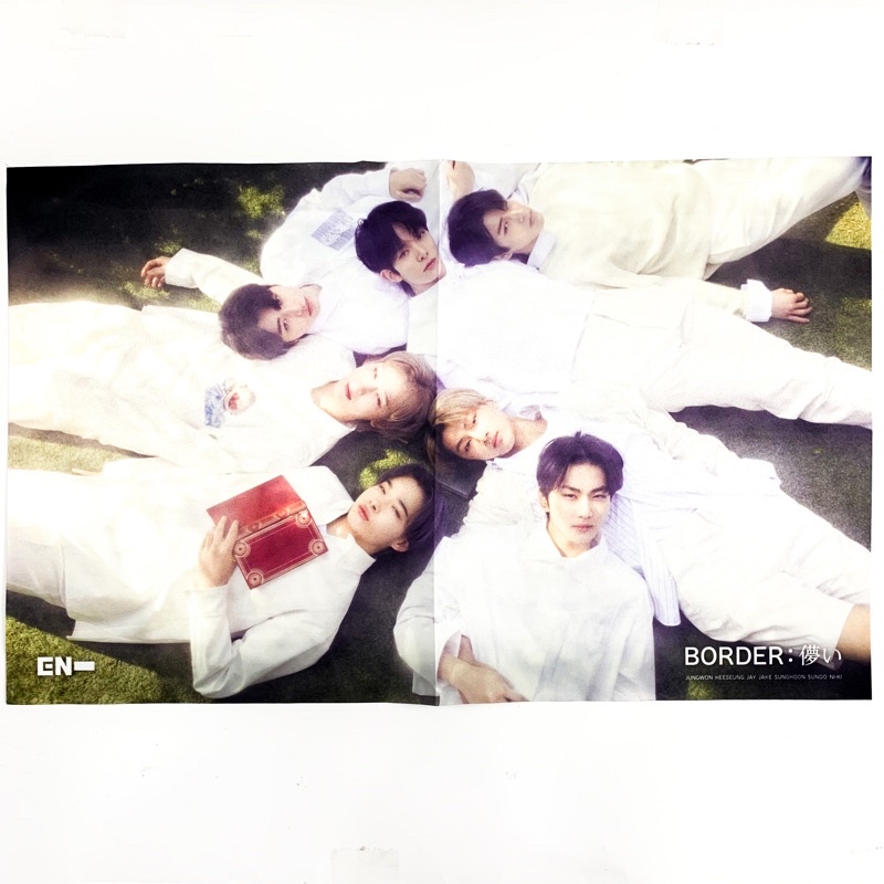 [sharing] ENHYPEN BORDER TRANSIENT / HANAKAI - Cloth Poster