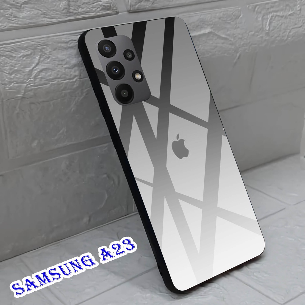 Softcase Glass Kaca SAMSUNG A23 - Casing HP SAMSUNG A23 [ S01 ].