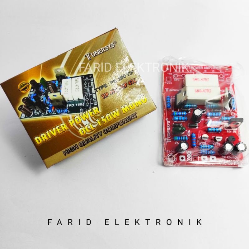 Kit driver power OCL 150 watt OCL 150W mono Tunersys