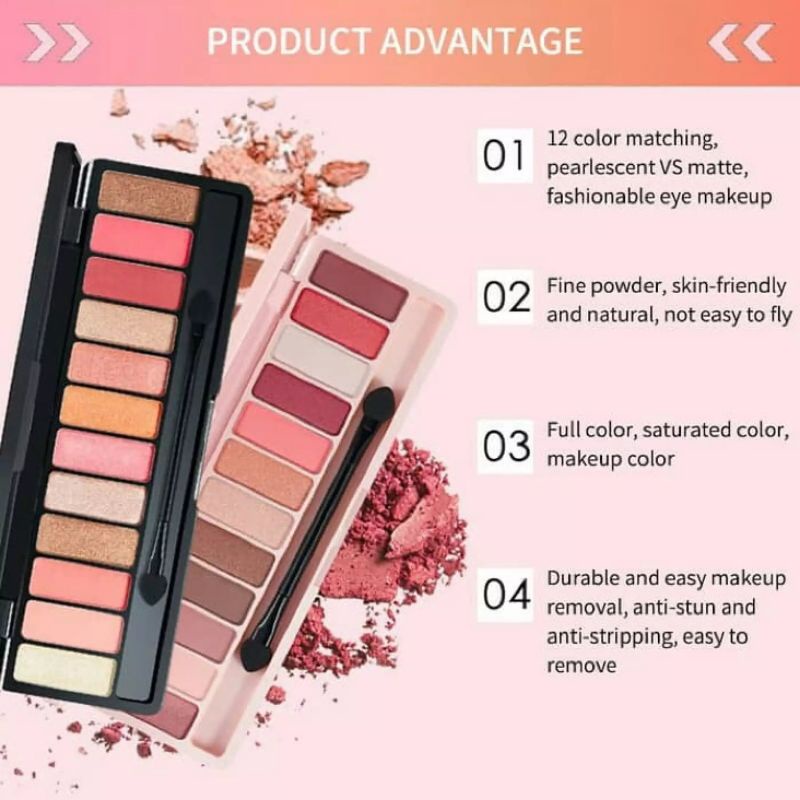 PLAY COLOR Eyeshadow Set Makeup Set Kosmetik Mata Make Up